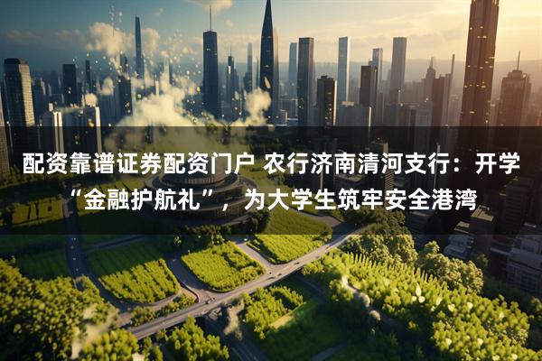 配资靠谱证券配资门户 农行济南清河支行：开学“金融护航礼”，为大学生筑牢安全港湾